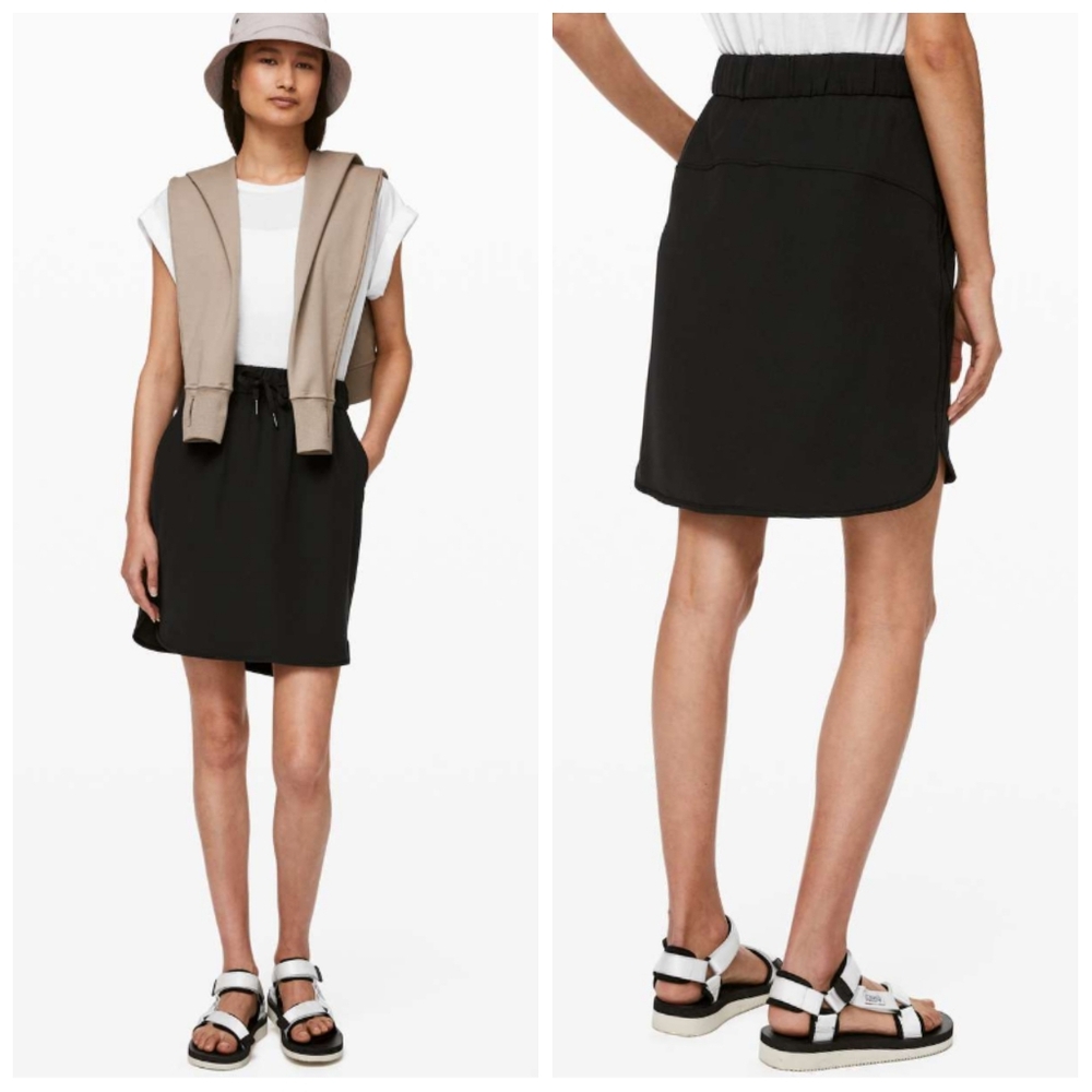 Lululemon On The Fly Skirt Black Women's 4 Athletic Wear Athleisure Fan Favorite